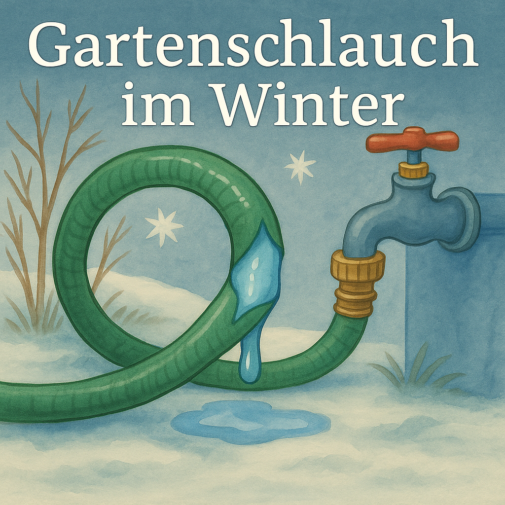 Gartenschlauch im Winter – warum er bei Frost einfriert und wie du ihn schützt