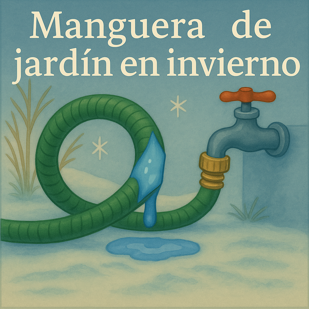 Manguera de jardín en invierno – por qué se congela y cómo protegerla