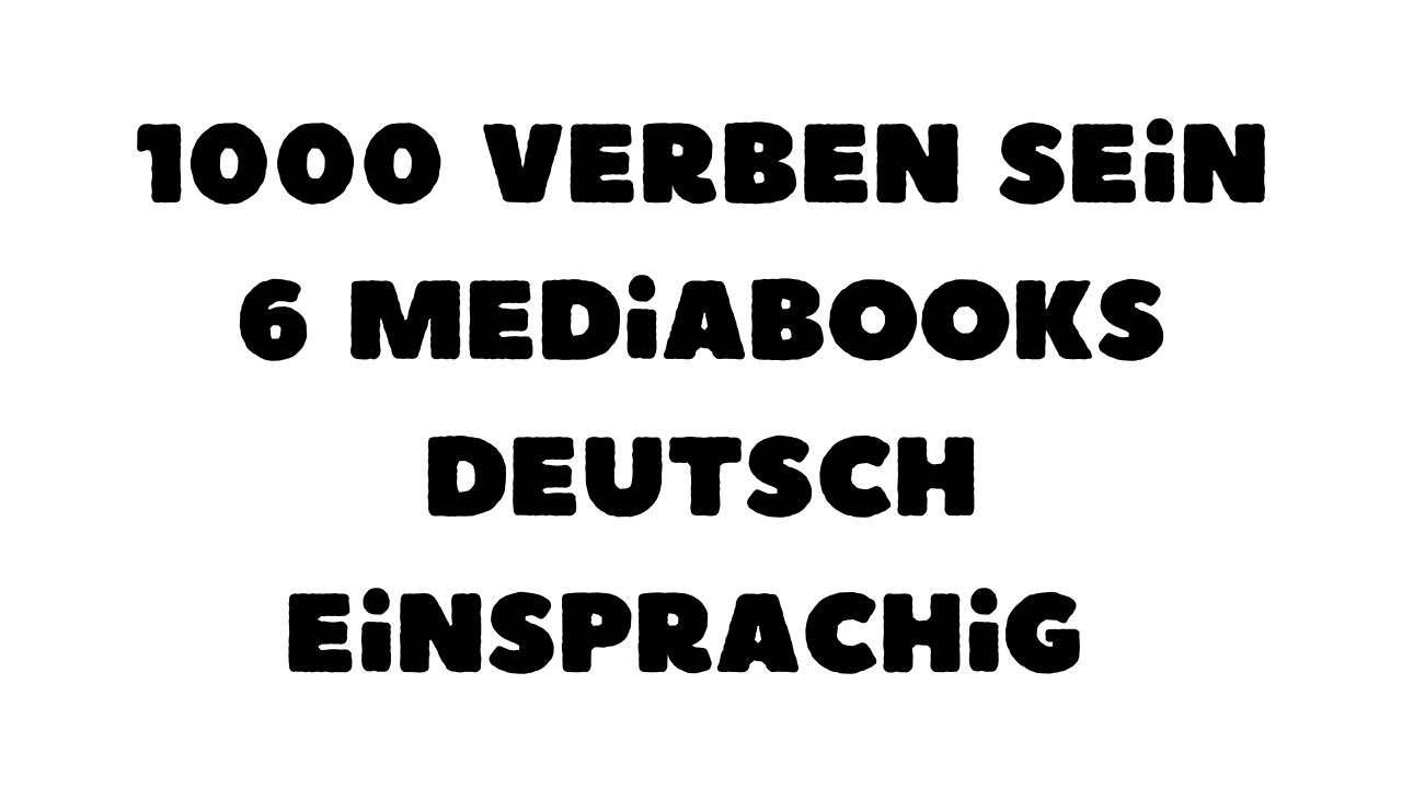 Geschützt: 1000 Verben 0001 sein – Serie in 6 Sprachen