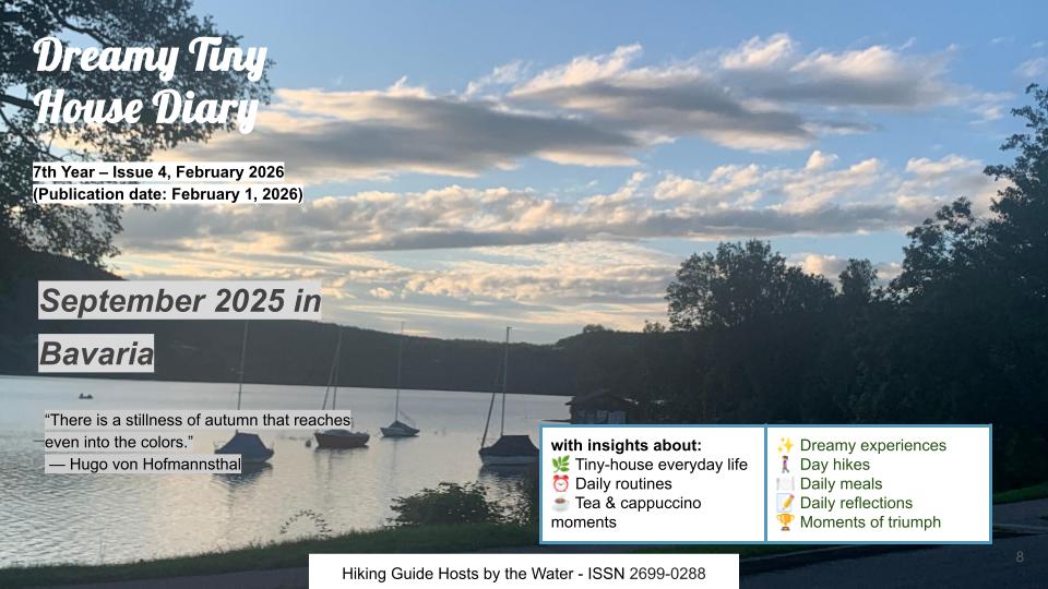 Dreamy Tiny House Diary – September 2026 in Bavaria