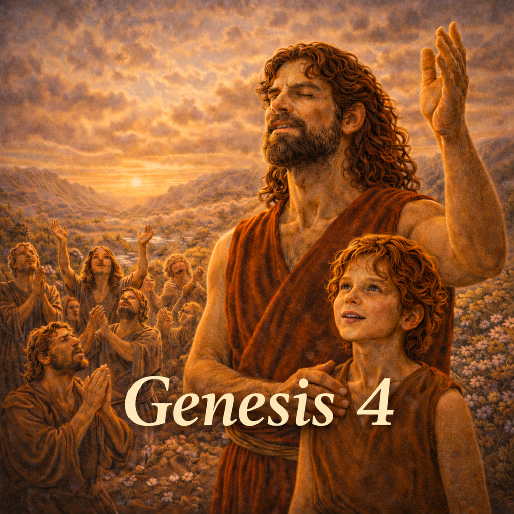 The Bible – An Illustrated Story in Six Languages – Genesis 4