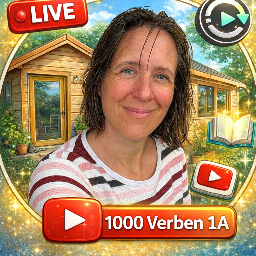 Live vom 14. März bis 19. März – 1000 Verben 1a sein Gegenwart