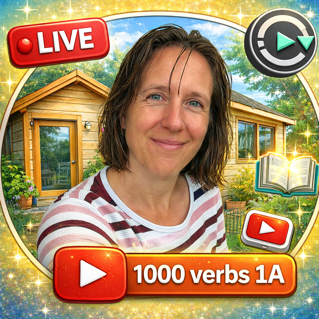 Live from March 14 to March 19 – 1000 verbs 1a to be present tense