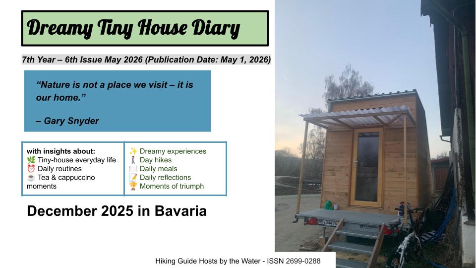 Dreamy Tiny House Diary – December 2025 – as a Photo and Text Diary in 6 Languages