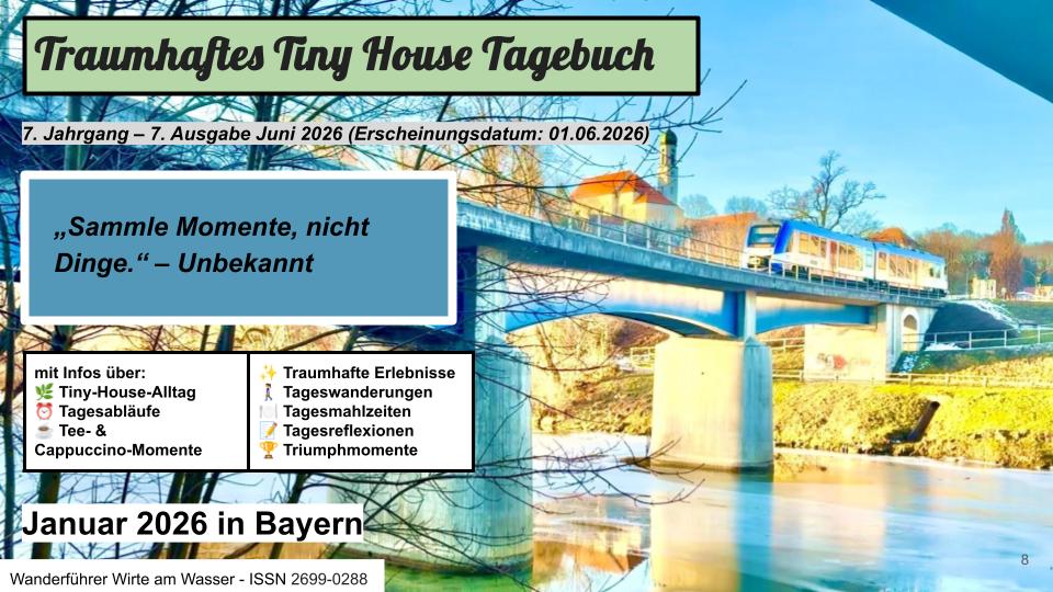 Entdecke das Traumhaftes Tiny House Tagebuch – Januar 2026