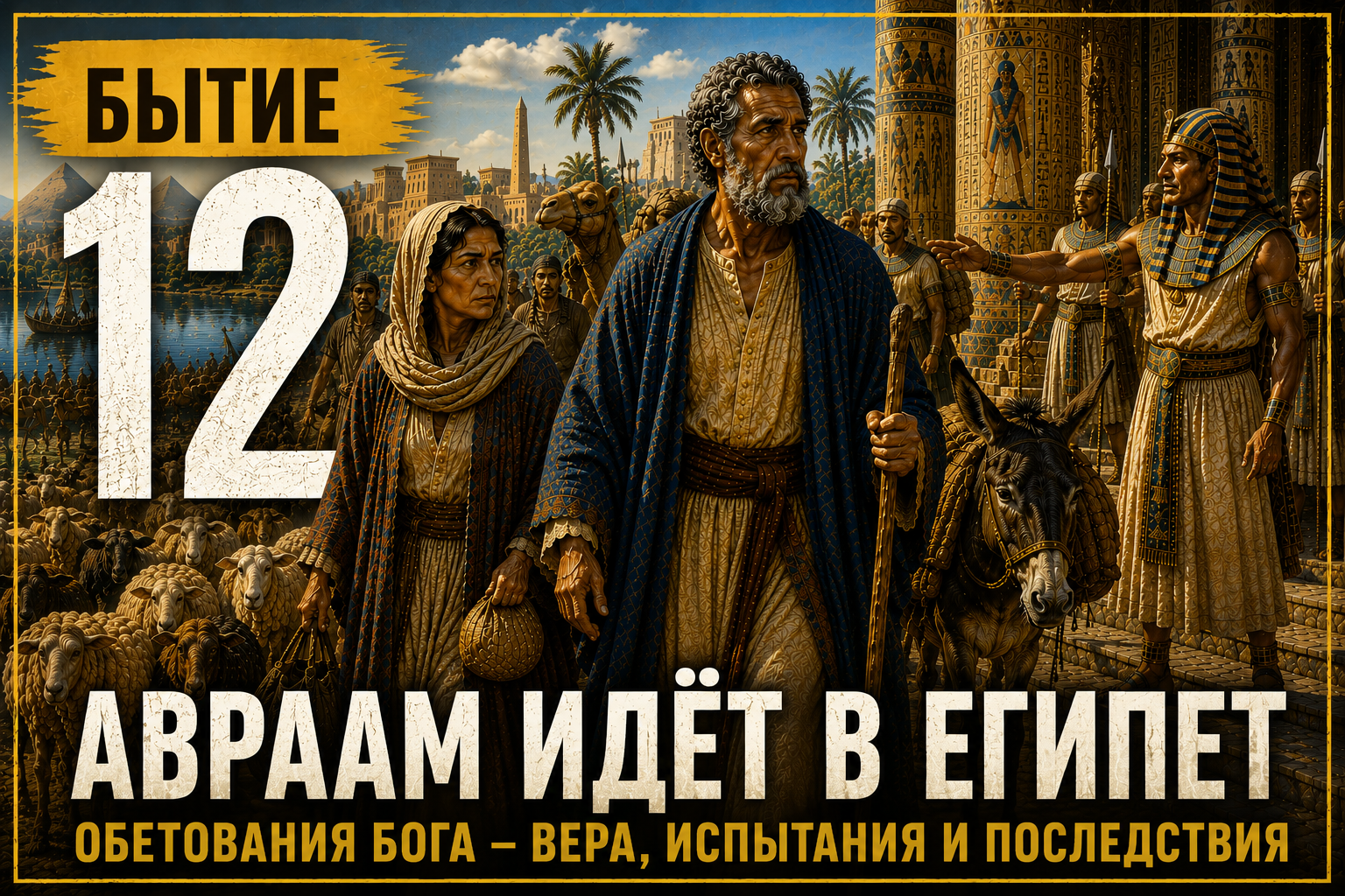 Библия – Иллюстрированная история на шести языках – Бытие 12