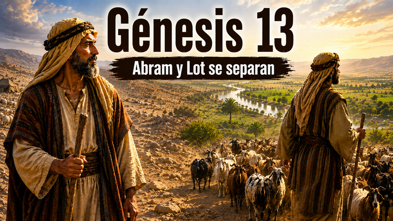 La Biblia – Una historia ilustrada en 6 idiomas – Génesis 13