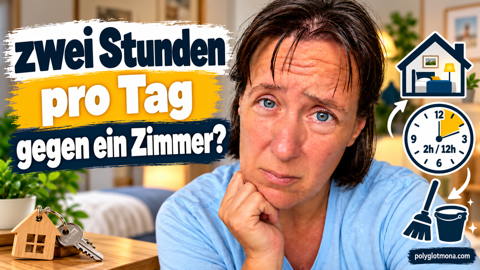 Sind zwei Stunden Mithilfe am Tag wirklich zu wenig für ein Zimmer in München?