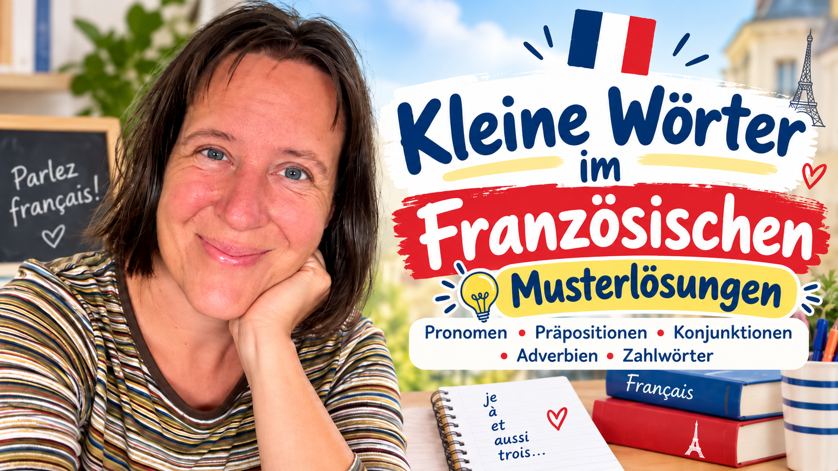 Geschützt: Musterlösungen: Kleine Wörter im Französischen – Pronomen, Präpositionen, Konjunktionen, Adverbien und Zahlwörter